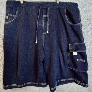 PJ MARK Men's Cargo Sweat Short Baggy Fit Size XL Streetwear Y2K Hiphop Rap Wear